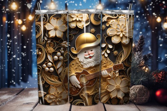 3D Gold Santa Tumbler Wrap Sublimation: A Practical Guide for Creators