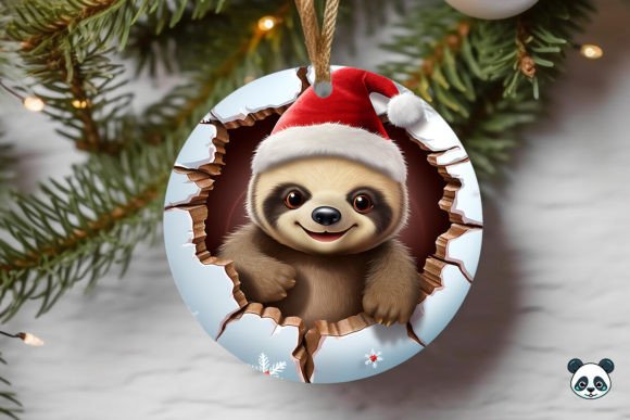 Bringing Whimsy to Your Tree: A Guide to the Sloth Baby 3D Christmas Ornament Design