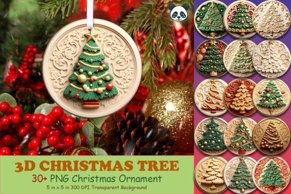 Christmas Tree 3D Ornament Bundle: A Guide for Sublimation Creators