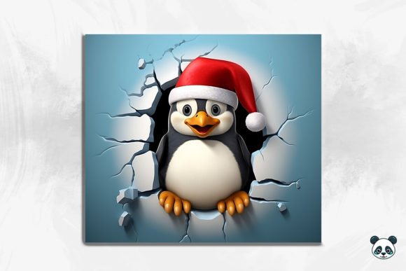 Creating Custom Drinkware with 3D Baby Penguin Tumbler Wrap Sublimation