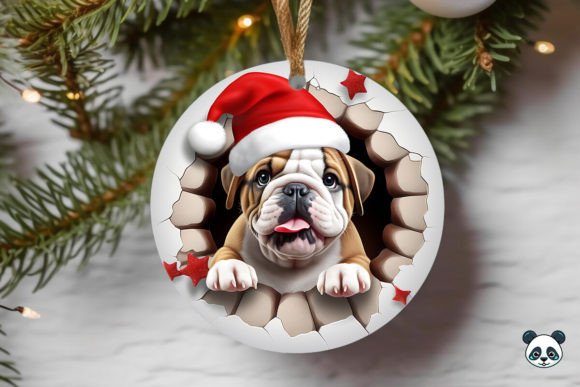 Creating Personalized Holiday Decor with the Bulldog 3D Christmas Ornament 1 Digital Design