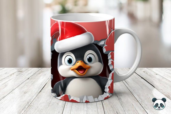 Creating Stunning 3D Penguin Chick Mug Wrap Sublimation Designs