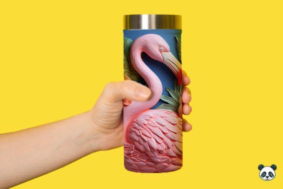 Designing with the 3D Flamingo Tumbler Wrap PNG: A Guide to Sublimation Quality and Fit