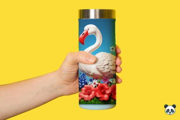 Evaluating the Patriotic 3D Flamingo Tumbler Wrap PNG for Seasonal Sublimation