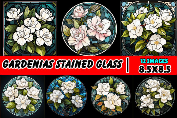 Gardenias Stained Glass Digital Art: A Practical Guide for Crafters and Designers