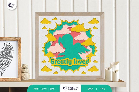 Honoring Little Angels: The Healing Power of a Memorial Baby Girl 3D Shadow Box SVG