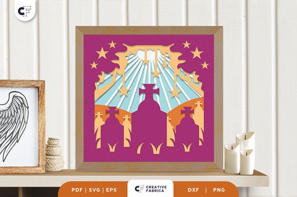 Honoring Memories with a Graveyard Memorial Shadow Box SVG