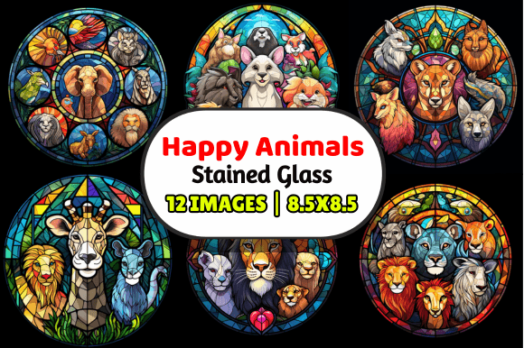 Integrating Happy Animals Stained Glass into Your Creative Workflow
