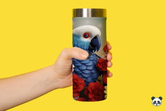Integrating the Patriotic 3D Parrot Tumbler Wrap Png 5 into Your Sublimation Workflow