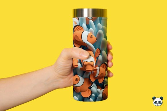 Mastering the 3D Clownfish Tumbler Wrap Png 3 for Flawless Sublimation Results