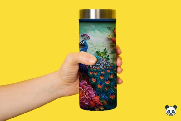 Mastering the Art of Sublimation: A Guide to Using Colorful 3D Peacock Tumbler Wrap PNGs