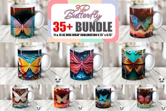 Mastering the Butterfly 3D Mug Wrap Sublimation Bundle for Professional Results