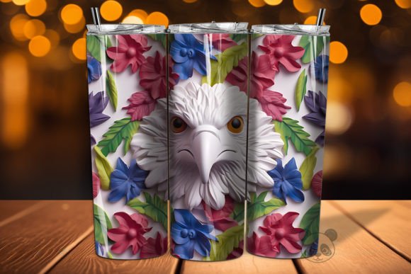 Mastering the Patriotic Eagle 3D Tumbler Wrap: A Guide to High-Quality Sublimation Design