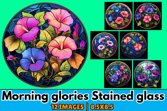 Morning Glories Stained Glass: Integrating Digital Art into Creative Workflows