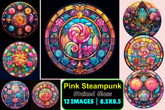 Sweet Candy Land Stained Glass: A Digital Craft Essential